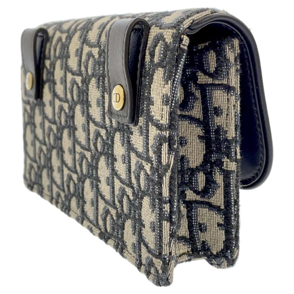 Dior Bag Navy Trotter Christian Body Bag Belt Oblique